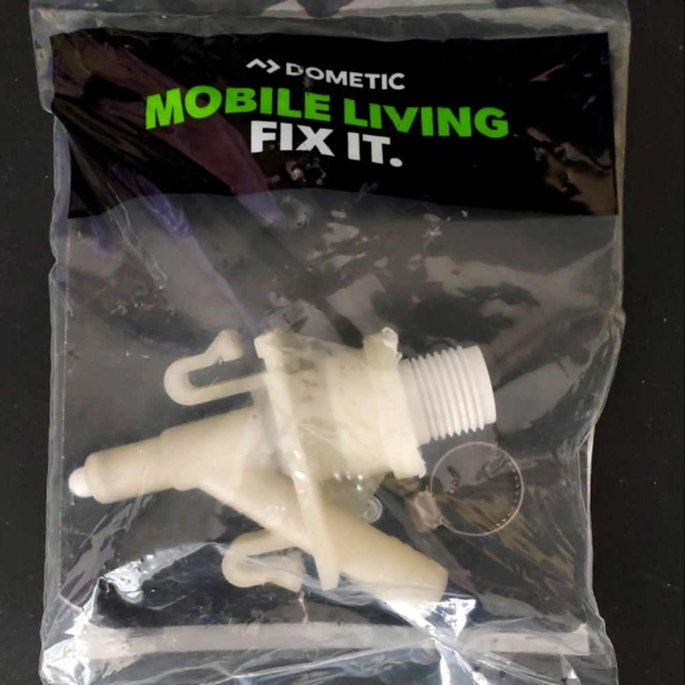 RV Toilet Kit Water Valve #385311641 RV Parts Plumbing